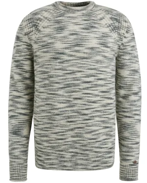 Cast Iron Heren | Iron Trui Ronde Hals Zilver