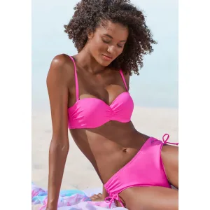 Venice Beach Bikinibroekje Lucky van geribbelde structuurstof