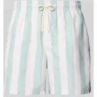 Selected Homme Korte zwembroek met streepmotief, model ‘DANE’