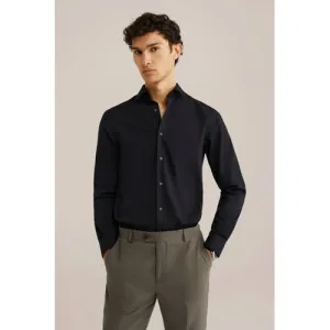 WE Fashion zakelijk overhemd zwart