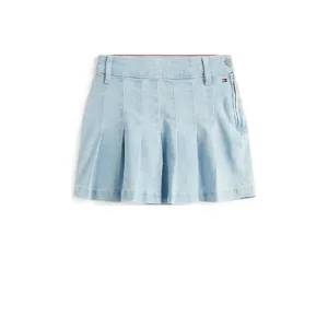 Tommy Hilfiger denim korte rok light blue denim