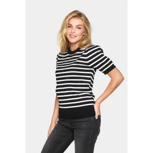 Saint Tropez Trui met korte mouwen MilaSZ SS Striped