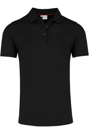OLYMP Dames Poloshirt zwart, Effen