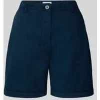 Tommy Hilfiger Regular fit korte chino van een mix van lyocell en katoen