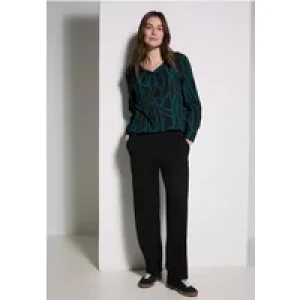 Cecil Dames Bedrukte blouse in Zwart