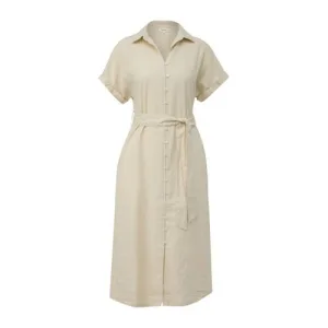 s.Oliver linnen blousejurk ecru