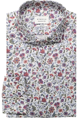 ETERNA Overhemd lila, Bedrukt