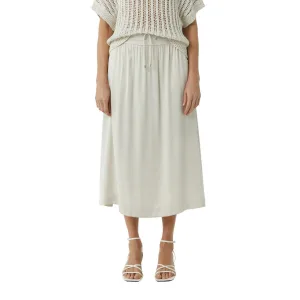 Comma Satijnen rok met elastische taille