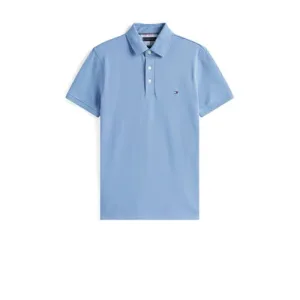 Tommy Hilfiger slim polo lichtblauw