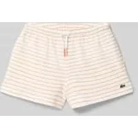 Lacoste Bermuda met labeldetails