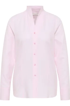ETERNA Dames Overhemd roze, Gestructureerd