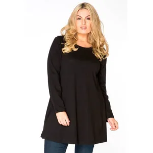 YOEK tuniek COTTON zwart