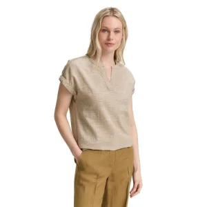 Tom Tailor Blouse met korte mouwen in tuniekstijl