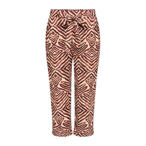 ONLY CARMAKOMA wide leg high waist broek oranje