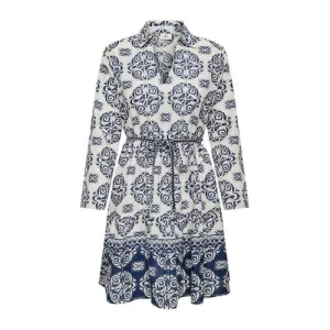 JDY midi jurk donkerblauw