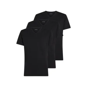 Calvin Klein T-shirt S/S V NECK 3PK met logo aan de zoom (3-delig, Set van 3)