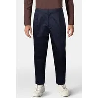 Reiss Linen Blend Trouser Navy