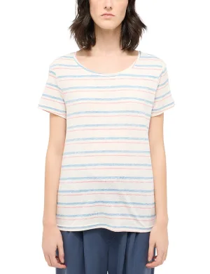 MUSTANG Shirt met print Style Alma in streep-look