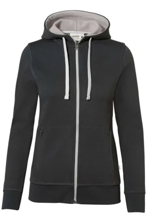 HAKRO Dames Jas met capuchon donkergrijs, Effen