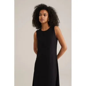 WE Fashion A-lijn jurk zwart