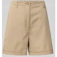 Tommy Hilfiger Regular fit korte chino van een mix van lyocell en katoen