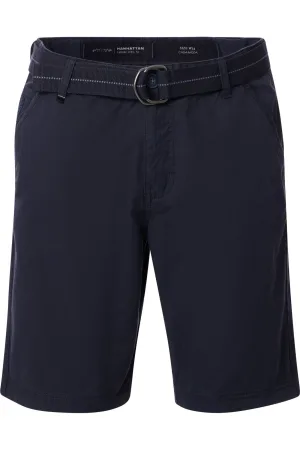 Casa Moda Korte broek blauw, Effen