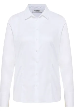 ETERNA Dames Overhemd wit, Effen