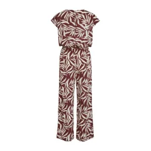 VILA jumpsuit roodbruin