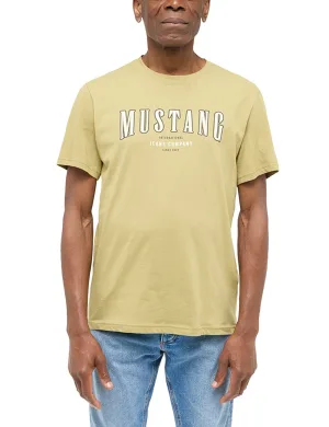 MUSTANG Shirt met korte mouwen Style Austin met logoprint