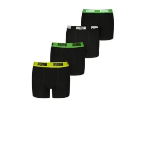 Puma boxershorts – set van 4 zwart
