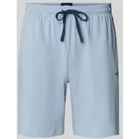 Boss Regular fit sweatshorts van een mix van katoen en elastaan