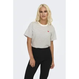 JDY T-shirt gestreept