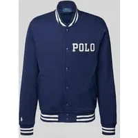 Polo Ralph Lauren Collegejack met labelstitching en steekzakken