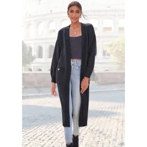 Lascana Lang vest heerlijk zacht breisel