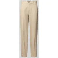 Marc O’Polo Regular fit broek van een mix van linnen en viscose, model ‘BUNKRIS’