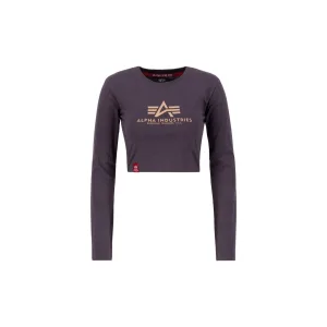 Alpha Industries Sweater Alpha Industries Women – Longsleeves Basic Cropped LS Women