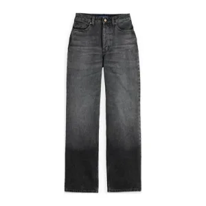 Scotch & Soda high waist straight leg jeans zwart