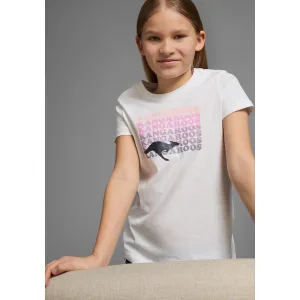 KangaROOS T-shirt Korte mouwen, getailleerde snit, met glinsterdruk