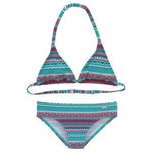 Buffalo Triangelbikini Lux Kids met abstracte print