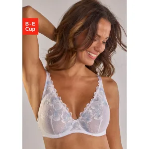 Nuance Beugel-bh in high-apex-design van geborduurde kant met fijne glinsterende details