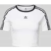 adidas Originals Kort T-shirt met labelprint