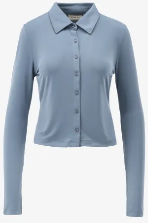Calvin klein blouse modal long sleeve sh