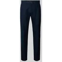 Marc O’Polo Tapered chino van een mix van katoen en linnen, model ‘OSBY JOGGER’