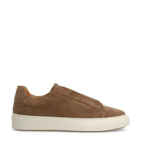 Manfield suède sneakers taupe