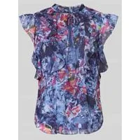 Lauren Ralph Lauren Regular fit blouse met volants, model ‘PERLETTE’
