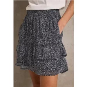 Street One Studio Dames Chiffon rok met volants in Blauw