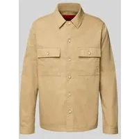 HUGO Overhemdjack met knoopsluiting, model ‘Epoldo’