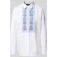 Lauren Ralph Lauren Relaxed fit overhemdblouse van puur katoen, model ‘Vivancio’