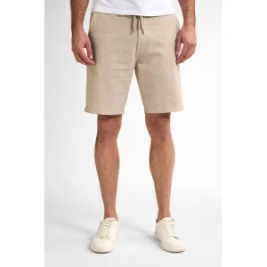 Petrol Industries linnen regular chino short beige