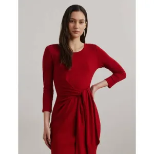 Lauren Ralph Lauren midi jurk rood